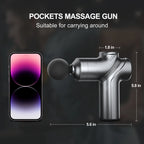New Percussion Massage Gun 6-Speed Adjustable, Multifunctional Handheld Deep Tissue Massager for Home, Gym, and Fitness Recovery.
