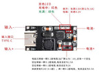 5Pcs/1pc TP5000 Charging Management Power Supply Module Board 2A Compatible 4.2V 8.4V Single and Double Lithium Batteries TYPE-C