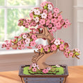 Rolife DIY Wooden 3D Puzzle Sakura Bonsai Model Building Kit for Home Decor Christmas Birthday Gifts for Adults Kids Friends