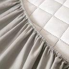 1Pc Waterproof Mattress Protector, thickened skin-friendly quilted bed cover with deep pocket, breathable bedroom bedding