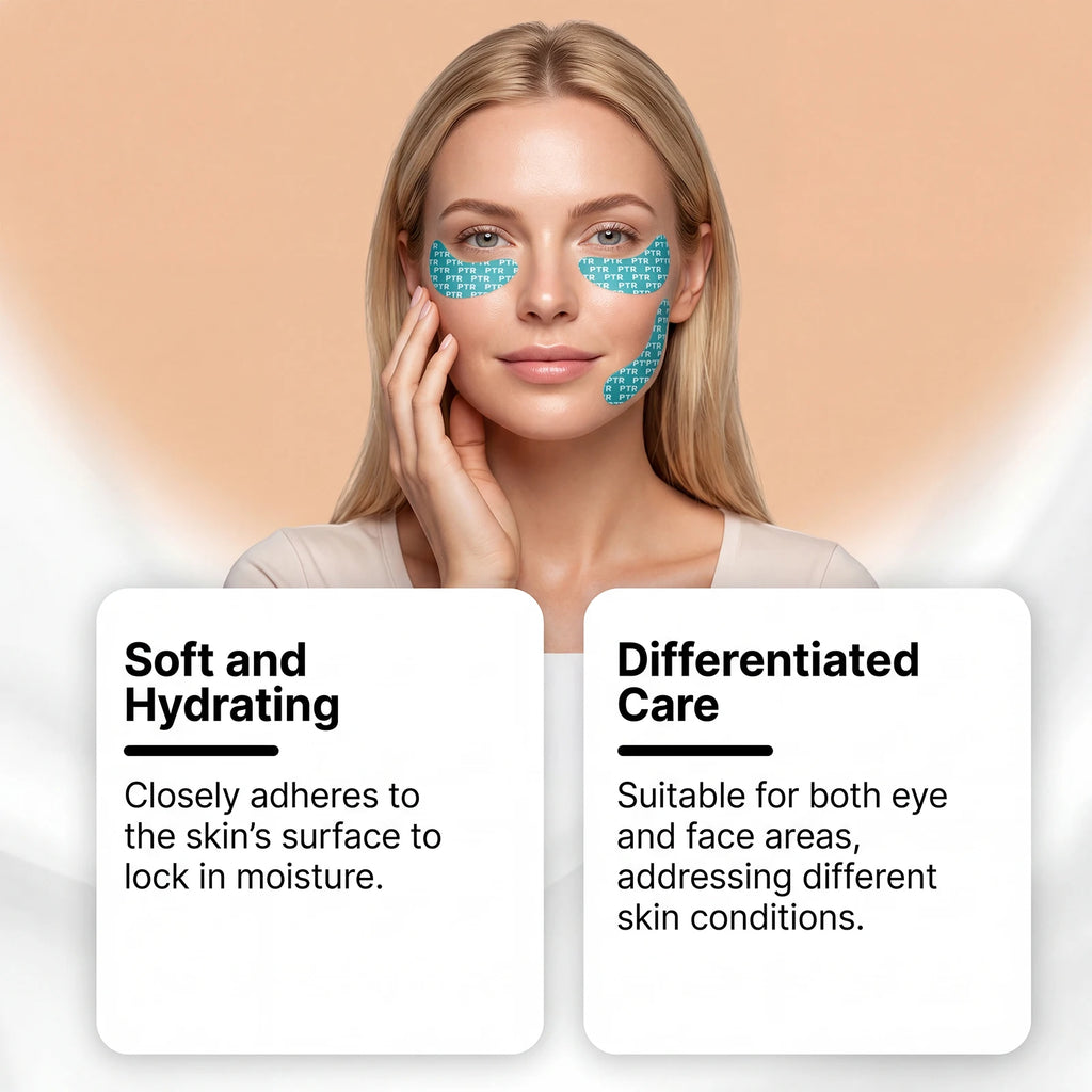 Collagen Peptide Face Eye Mask Tape Reduce Facial Wrinkles Improve Eyes Fine Lines Lift Firm Facial Mask Women Daily Skin Care