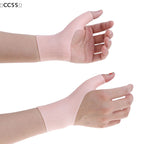 2PCS/1Pair Silicone Gel Wrist Thumb Support Gloves Arthritis Pressure Corrector〔CC55〕