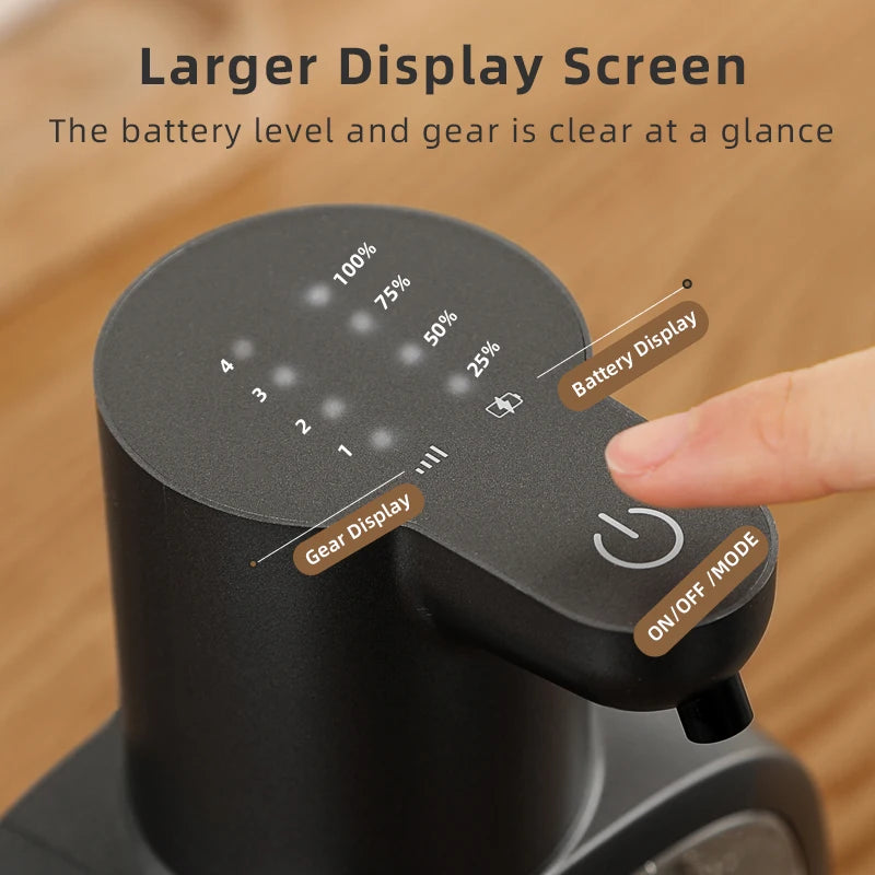 Automatic sensor soap dispenser, foam hand washing device, portable soap bottle, 500ml soap distribution device, in bathroom