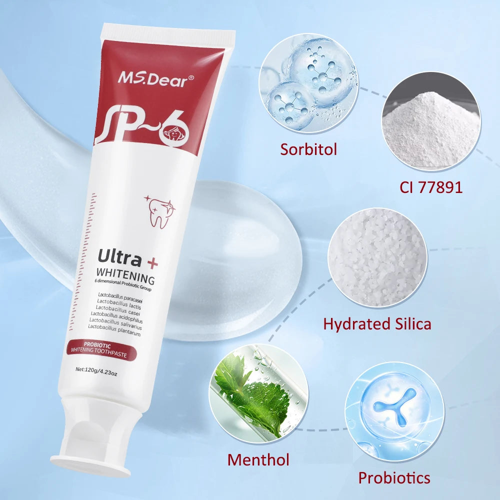 Niacinamide Whitening Toothpaste Refreshing Clean Teeth For Men And Women Fresh Breath Toothpaste To Remove Surface Stains