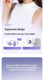 Premium Wireless Bluetooth Earbuds Clip-on Earphones Sound Quality Long Battery Life Perfect for Sports Headphones With Mic