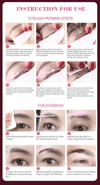 ICONSIGN Fix Lash & Brow Perming Tube Set Lash Lift Brow Lamination Perm Fixation Setting Lotion Eyelashes Health Makeup Tools