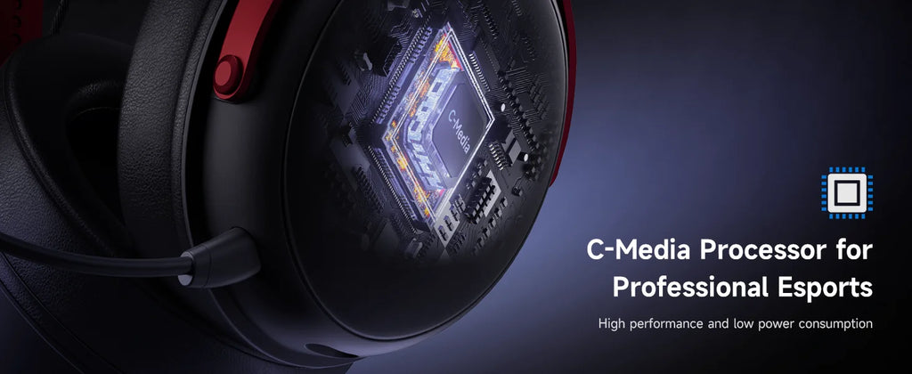 MCHOSE V9 Pro Wireless Gaming Headset 7.1Surround Sound Headphones Noise Canceling Mic Low Latency Lightweight for PS5 PC SWITCH