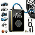 Tire Inflator Portable Air Compressor,150 PSI Cordless Mini Air Bike Auto Shut-Off Pump with Digital Display Pressure Gauge, Fast Inflation & LED Light for Car Tires,Motorcycles,Bikes,Balls