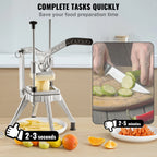 SucceBuy Commercial Vegetable Fruit Heavy Duty Professional Food Dicer Kattex French Fry Cutter Onion Slicer Stainless Steel
