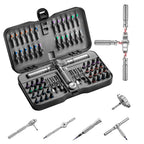 VMAN 66in1 Multifunction Ratchet Screwdriver Set Multi Magnetic Bits Mini Repair Tool Kit Household Tool For PC & Desk Etc.