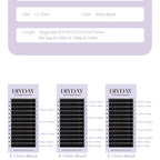 DIYDAY W-Shape Eyelash Extension 3d 4d 5d 6d 7d 8d W Lashes Natural Soft Premade Fan Bloom Effect Eye Lashes for Beauty Makeup