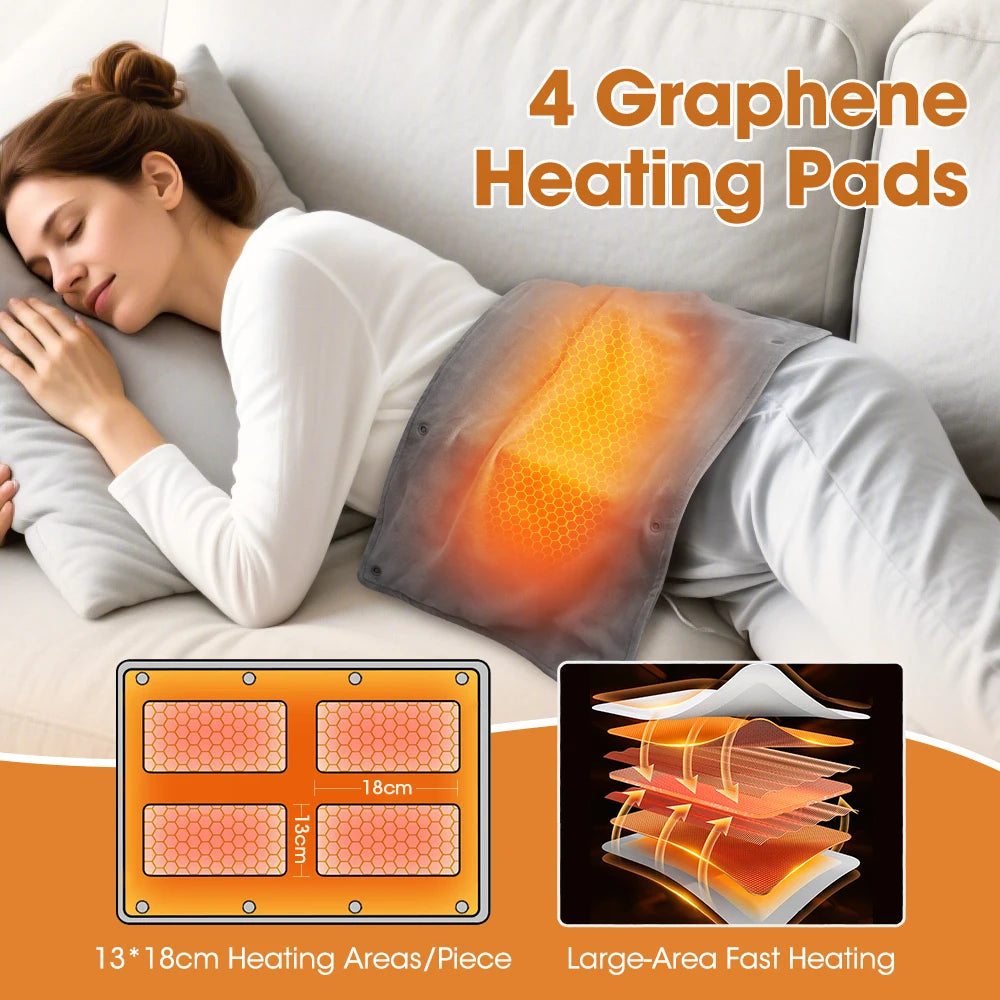 Electric Heating Foot Pad Washable Feet Warmer Household Soft Plush Thermal Heating Blanket Foot Warming Mat Home Office Bedroom