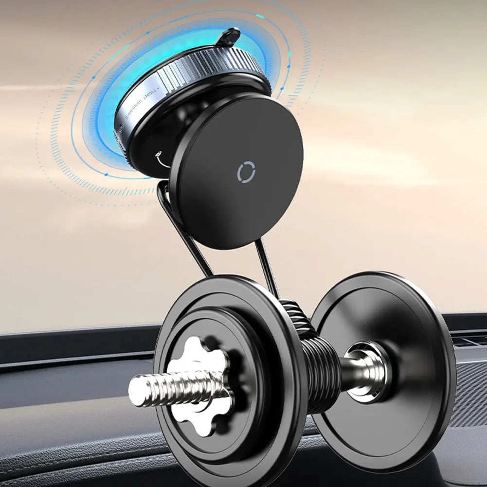 Magnetic Vacuum Adsorption Car Phone Mount 360° Rotatable Vacuum Suction Cup Car Phone Holder Universal GPS Navigation Stands