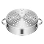 5-Tier Stainless Steel Steamer Cookware Cooking Pot Tier 4 Steaming Grids 1 Cooking Pot 28cm/30cm/26cm Steamer Pot