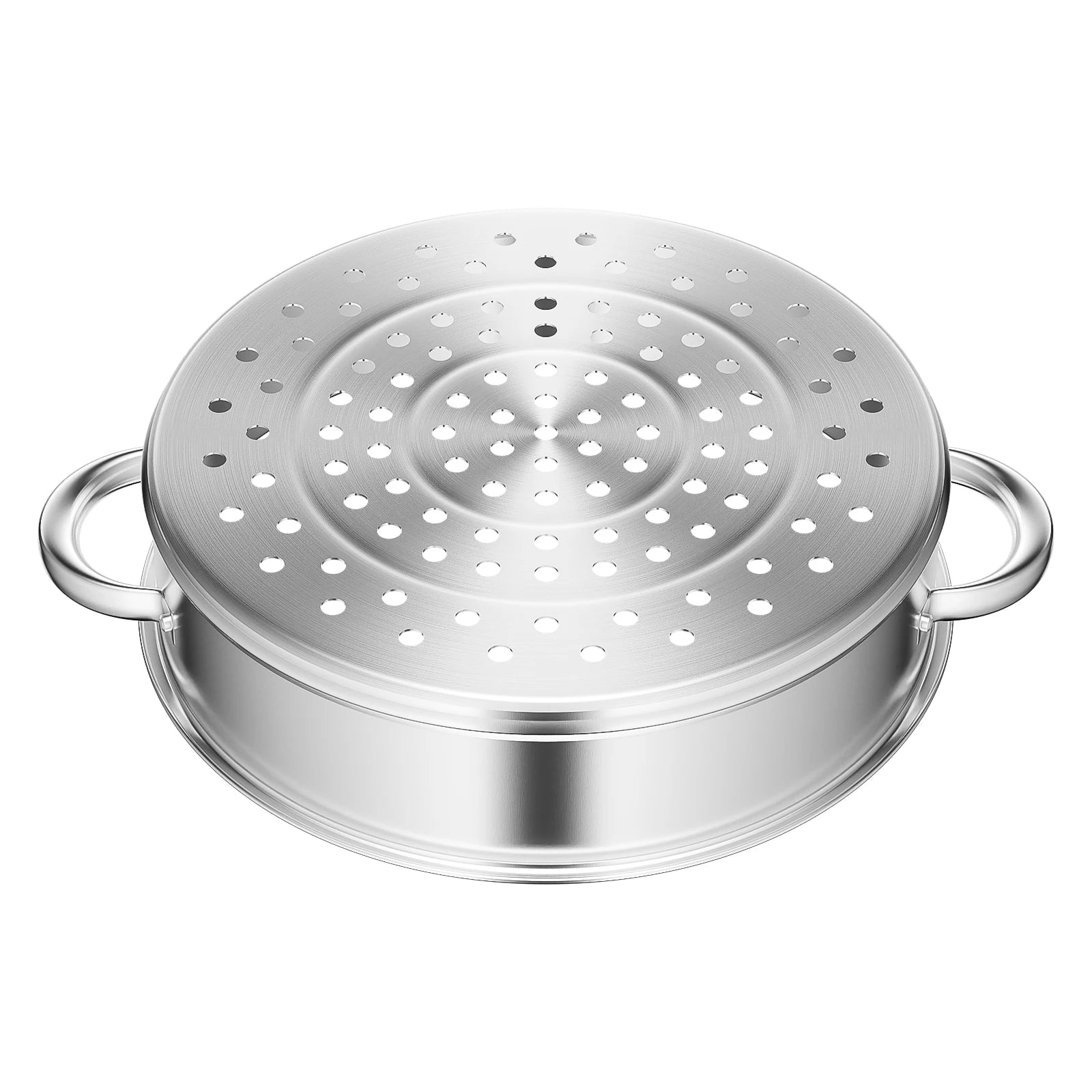 5-Tier Stainless Steel Steamer Cookware Cooking Pot Tier 4 Steaming Grids 1 Cooking Pot 28cm/30cm/26cm Steamer Pot