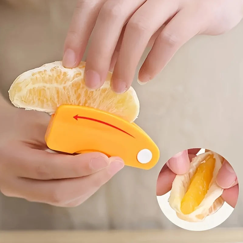 1PC peeler, plastic folding handle fruit peeler tool, vegetable and fruit cutter, creative lemon and grapefruit peeler, kitchen