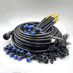 GEEIRR Irrigation spray nozzles kit For Greenhouse Garden Flowers Plant Watering 360° Adjustable Misting Cooling systems