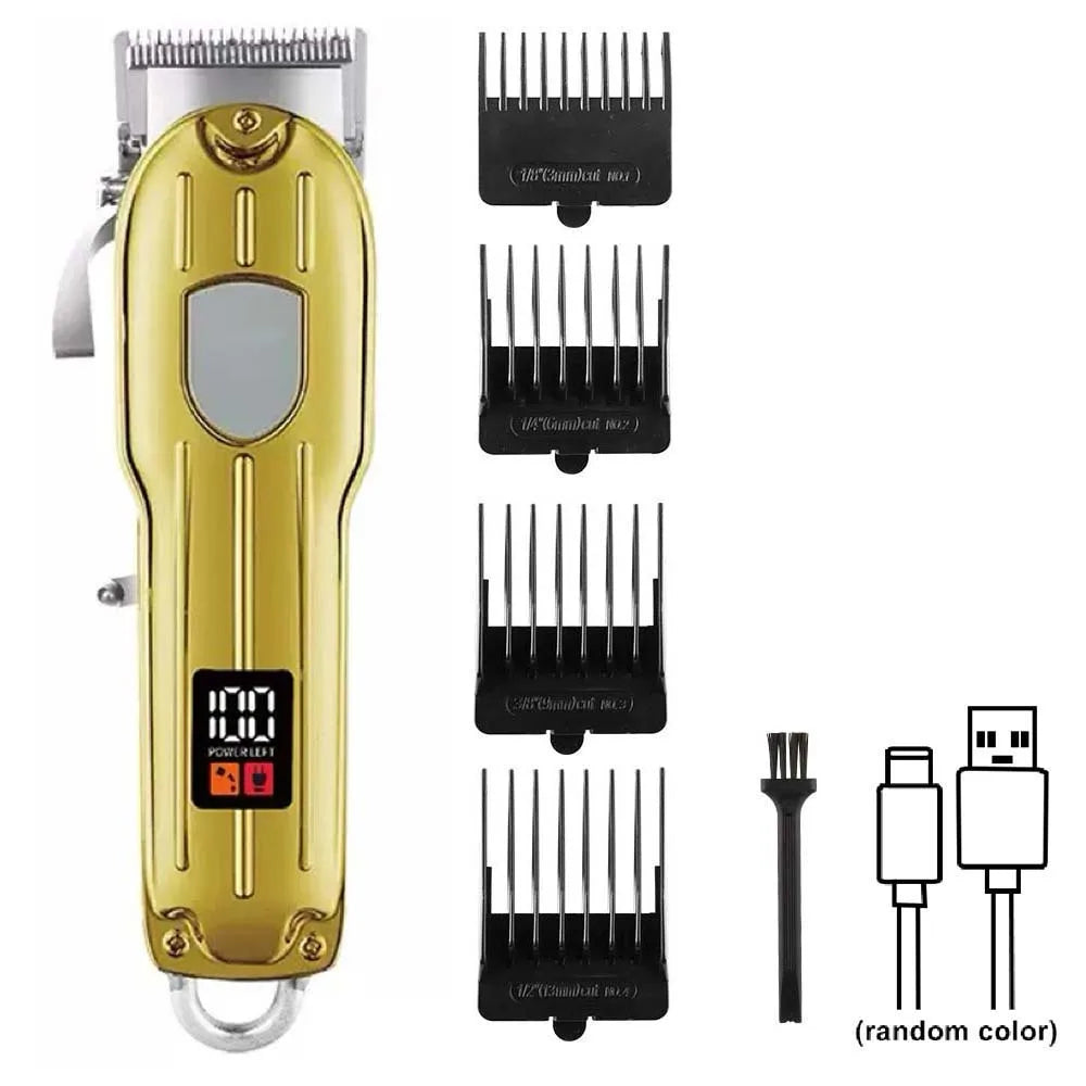 Hair Clippers Electric Razor Shavers for Men USB Rechargeable Clippers and Trimmer Beard Trimmer Barber Kit Professional Clipper