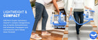 Carpet + Upholstery Cleaner Machine, 32Kpa Powerful Suction w/ 5 Cleaning Tools,Lightweight for Rug,Carpet,Car Seats,Pets,Stairs