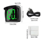 NEW Universal Car GPS Digital HUD Speedometer Dual Chips KMH MPH Reminder Meter HD LCD Display Plug Play For All Vehicle PH043