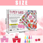 Adult Drinking Game Set - Perfect for Parties & Holiday season Eve Gatherings, Interactive Fun Board Games