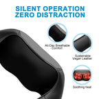 Leercon Shiatsu Neck and Shoulder Massager Heated Back Massager U Shape Deep Kneading Electric Massage Pillow For Neck Waist Leg Body