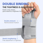 1/2 Finger Joint Pain Tendon Sheath Adjustable Dual Strap Wrist Guard with Thin Design Thumb Strain Protection Strap Wrist Guard