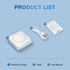 15W Magnetic Wireless Chargers 3 in 1 Foldable Phone Charge Dock Fast Charg Travel for Apple Watch IPhone 14/13/12/11/X AirPods