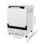110V 1000W 12L Infrared Heat Sterilizer Nail Tool Sterilizer Beauty Salon Equipment