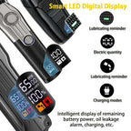 Professional Hair Clipper Set for Men, Cordless Haircut Kit with LED Display, 3-in-1/2-in-1/1pc  rechargeable Hair Clipper & T-Blade Trimmer & electric shaver, Barber Zero-Gapped Detailer, DIY Grooming Tools with Scissors, Co