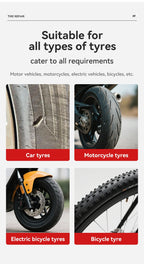 Tire Repair Glue Waterproof & High Temperature Resistant Black Sealing Waterproof And High-Temperature Resistant Repair Adhesive
