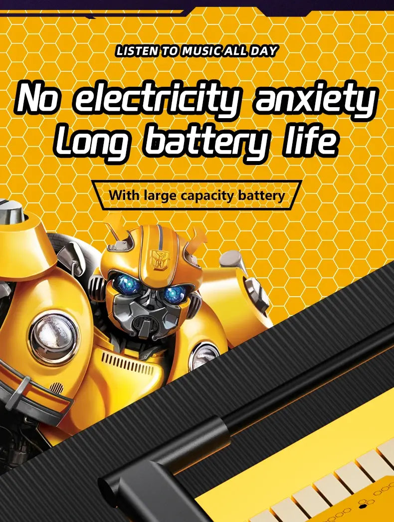 Ship From US Transformers TF-T01 Gaming Earphones Bluetooth 5.4 ENC Noise Reduction Headphones HD Call Music Earbuds