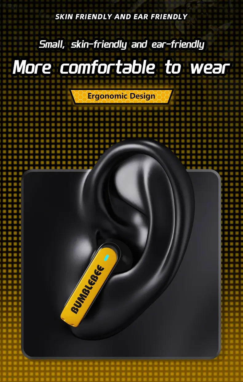 Ship From US Transformers TF-T01 Gaming Earphones Bluetooth 5.4 ENC Noise Reduction Headphones HD Call Music Earbuds