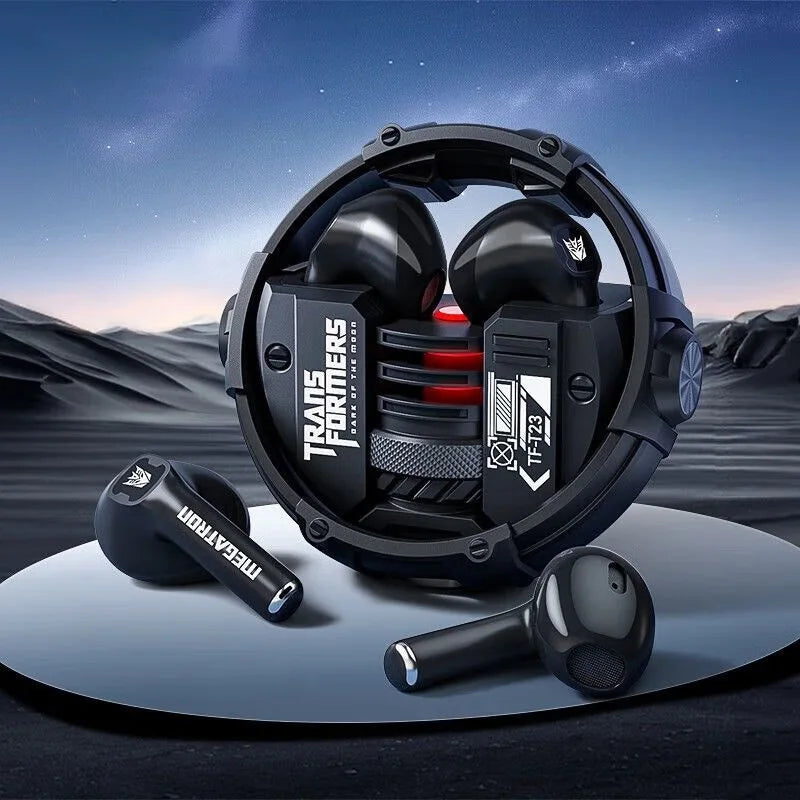 Ship From US Transformers Wireless Bluetooth Earphones Low Latency Gaming Headset TF-T23 HD Call with Mic Earbuds Sport