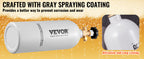 SucceBuy 5 Lbs CO2 Tank Aluminum Gas Cylinder Brand New CO2 Cylinder with Gray Spray Coating CO2 Tank with CGA320 Valve