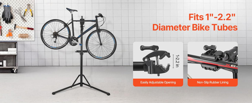 SucceBuy Bike Repair Stand 66/85/88/110lb Heavy-duty Bicycle Work Stand Foldable Bicycle Maintenance Rack for Mountain&Road Bike - Nexvibe