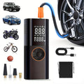 Tire Inflator Portable Air Compressor Air Pump for Car Tires with LED Lights&Pressure Gauge for Auto Motorcycles Bikes