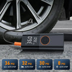 Tire Inflator Portable Air Compressor Air Pump for Car Tires with LED Lights&Pressure Gauge for Auto Motorcycles Bikes