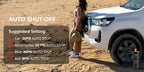 Tire Inflator Portable Air Compressor Air Pump for Car Tires with LED Lights&Pressure Gauge for Auto Motorcycles Bikes