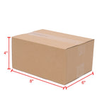 USA Stock 100 Corrugated Paper Boxes 8x6x4’’（20.3*15.2*10cm）Yellow 4x4x4’’（10*10*10cm） 6x4x2’’（15.2*10.2*5.1cm）3size