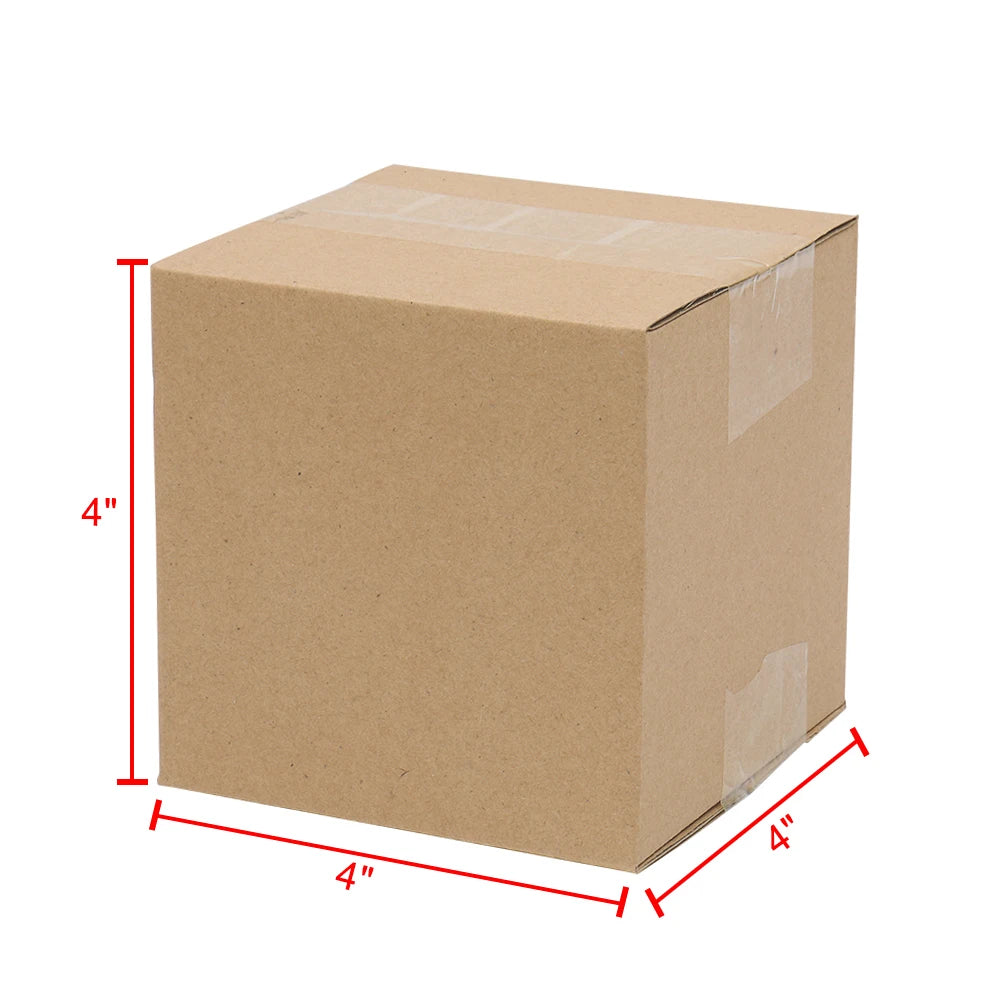 USA Stock 100 Corrugated Paper Boxes 8x6x4’’（20.3*15.2*10cm）Yellow 4x4x4’’（10*10*10cm） 6x4x2’’（15.2*10.2*5.1cm）3size
