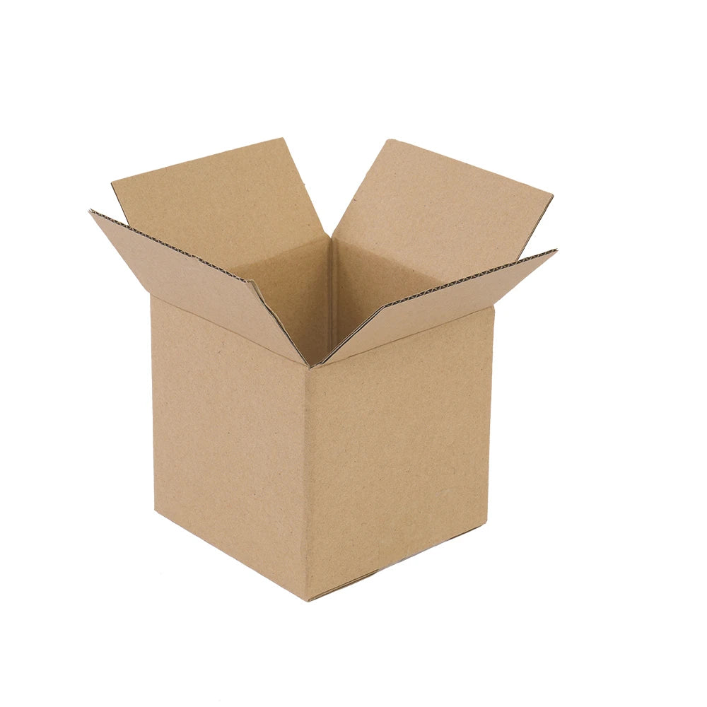 USA Stock 100 Corrugated Paper Boxes 8x6x4’’（20.3*15.2*10cm）Yellow 4x4x4’’（10*10*10cm） 6x4x2’’（15.2*10.2*5.1cm）3size