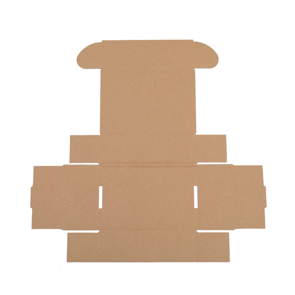 US Stock 50pack Box Mailers Corrugated Paper Boxes 6x4x2 ’(15.2 * 10 * 5cm) White Outside and Yellow Inside - United