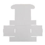 US Stock 50pack Box Mailers Corrugated Paper Boxes 6x4x2 ’(15.2 * 10 * 5cm) White Outside and Yellow Inside - United