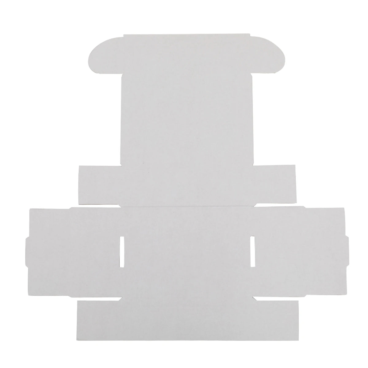 US Stock 50pack Box Mailers Corrugated Paper Boxes 6x4x2 ’(15.2 * 10 * 5cm) White Outside and Yellow Inside - United