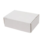 US Stock 50pack Box Mailers Corrugated Paper Boxes 6x4x2 ’(15.2 * 10 * 5cm) White Outside and Yellow Inside - United