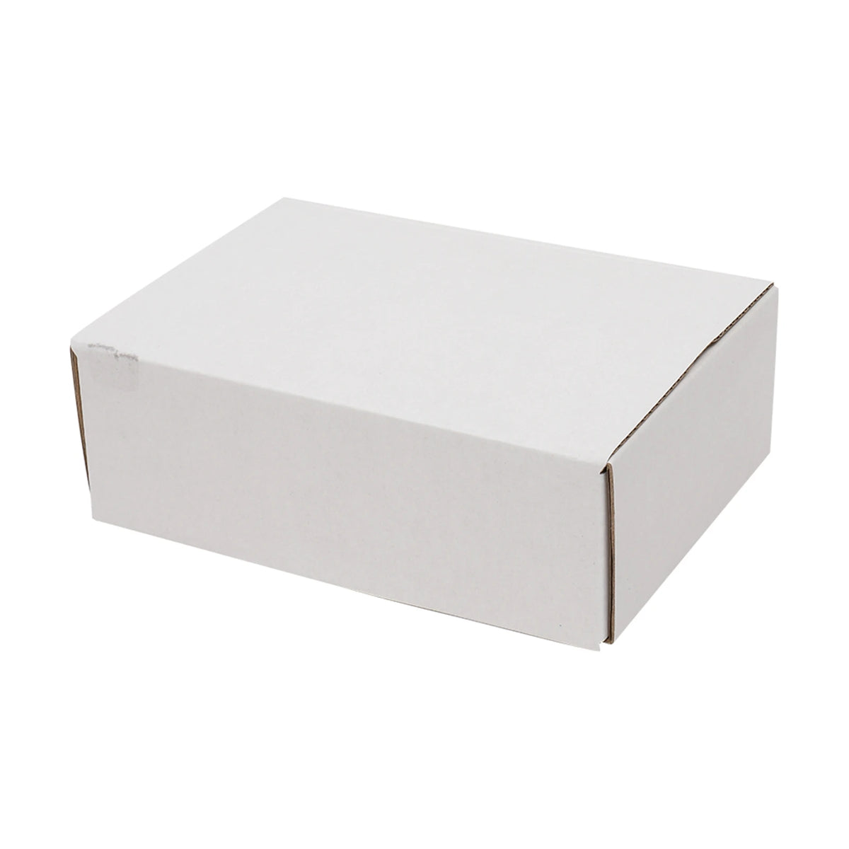 US Stock 50pack Box Mailers Corrugated Paper Boxes 6x4x2 ’(15.2 * 10 * 5cm) White Outside and Yellow Inside - United