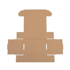 US Stock 50pack Box Mailers Corrugated Paper Boxes 6x4x2 ’(15.2 * 10 * 5cm) White Outside and Yellow Inside - United
