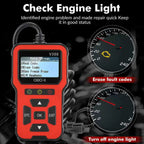 V300 OBD Scanner Car Diagnostic Tool with Color Screen Auto Scanner for Cars Code Reader Check Engine Light Fix OBD2