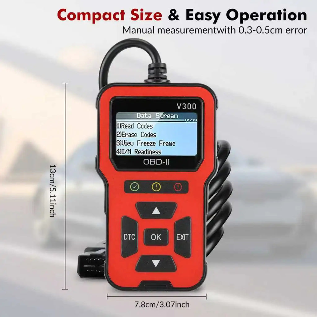 V300 OBD Scanner Car Diagnostic Tool with Color Screen Auto Scanner for Cars Code Reader Check Engine Light Fix OBD2